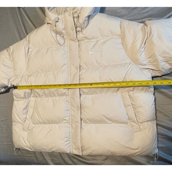 Nike Therma-FIT Puffer Jacket (Size XL) Loose Fit Hooded Coat HF7898-104 Women's - Picture 5 of 7